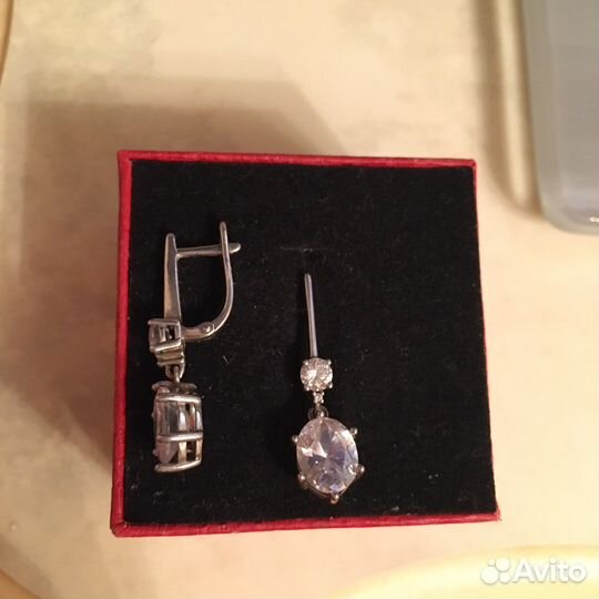 Серьги серебро 925