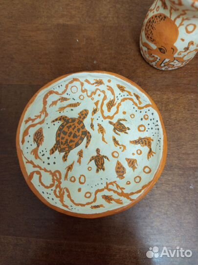 Глиняная ручная декоративная работа