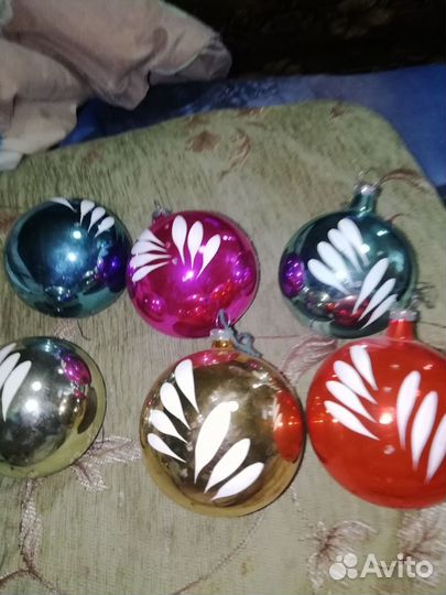 Елочные игрушки времен СССР