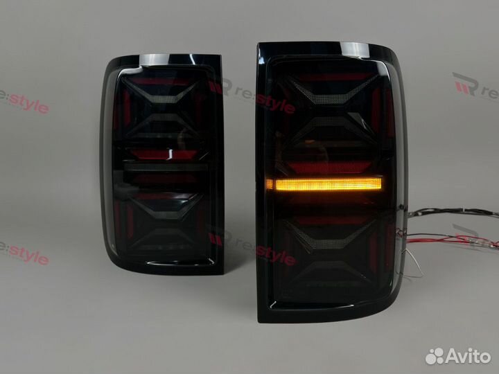 Стопы Volkswagen Amarok 10-20г Дымчатые D2401