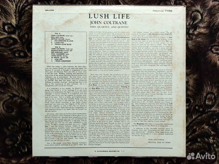 John Coltrane – Lush Life – Japan 1975