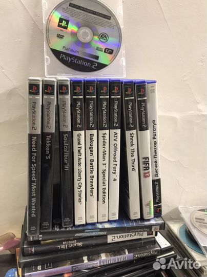 Лицензионные диски playstation 2