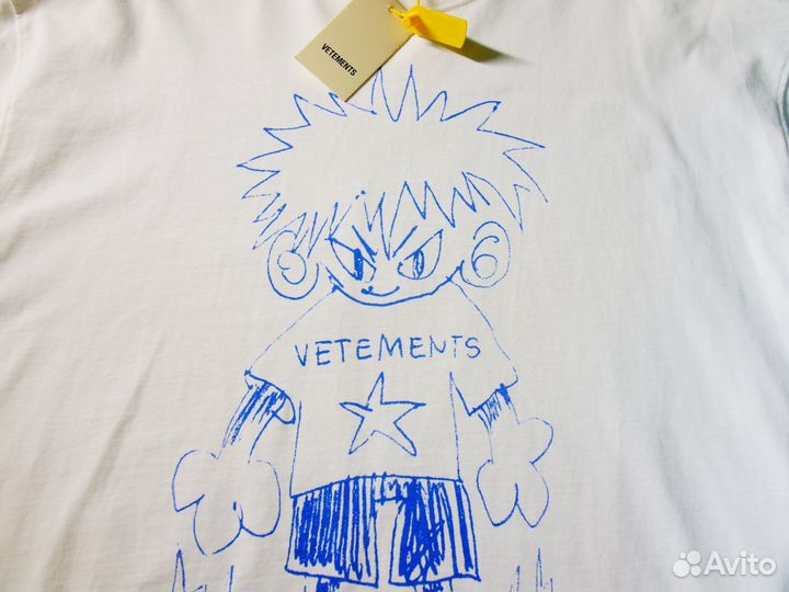 Футболка vetements anime (Premium quality)