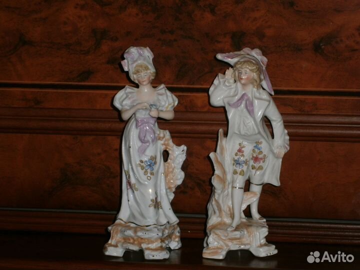 Парные статуэтки Дама и Кавалер Германия до 1950 г