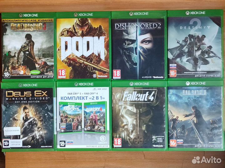 Игры на Xbox One. Цена/Наличие в тексте