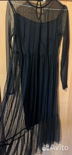 Платье женское черное 44