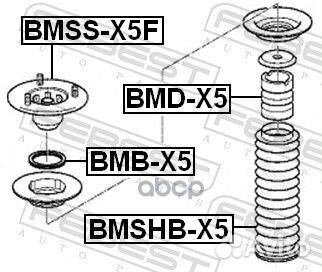 Опора амортизатора bmss-X5F bmss-X5F Febest