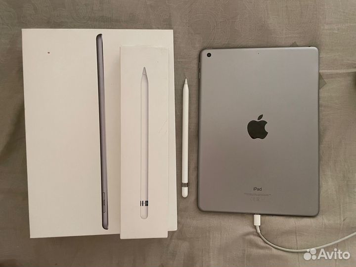 Apple iPad 6 поколения, apple pencil 1