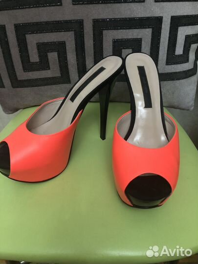 Сабо женские 36 размер натуральная кожа