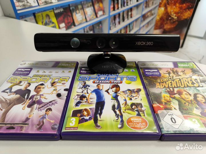 Xbox 360 E Лицензия + Kinect