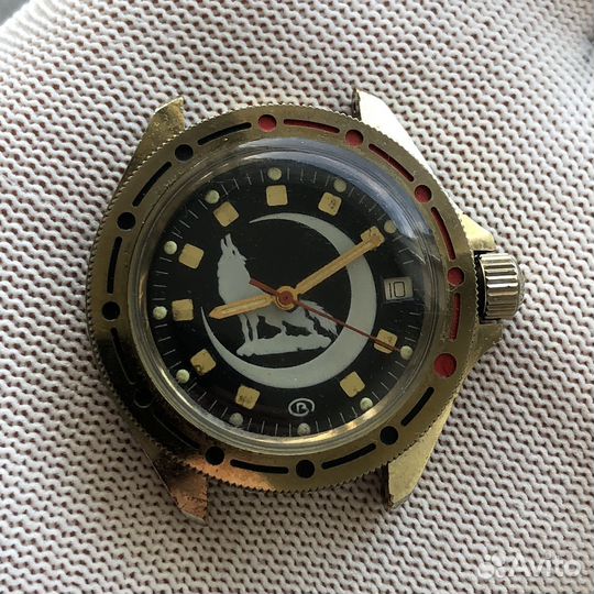 Наручные Часы Восток Волк и Полумесяц. Редкие