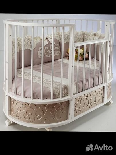 Детская кроватка с маятником трансформер