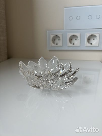Шкатулка, подсвечник, фоторамка новые из хрусталя
