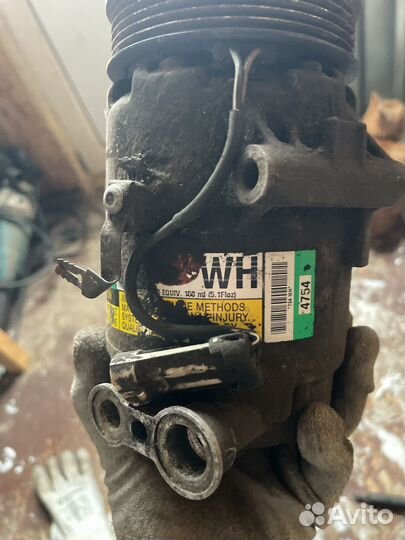 Компрессор кондиционера opel astra h 1.3