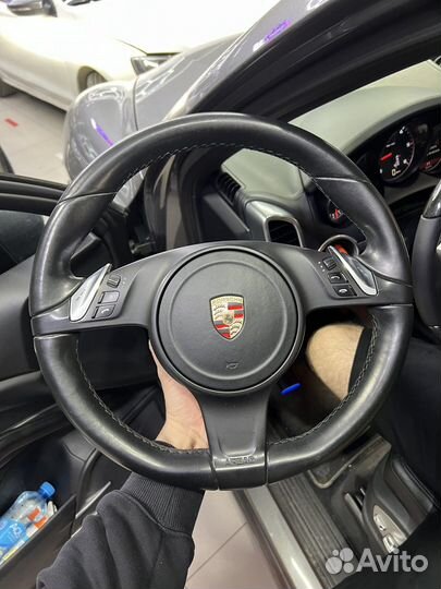 Руль чёрный Porsche Panamera, 911, Boxster, Cayman