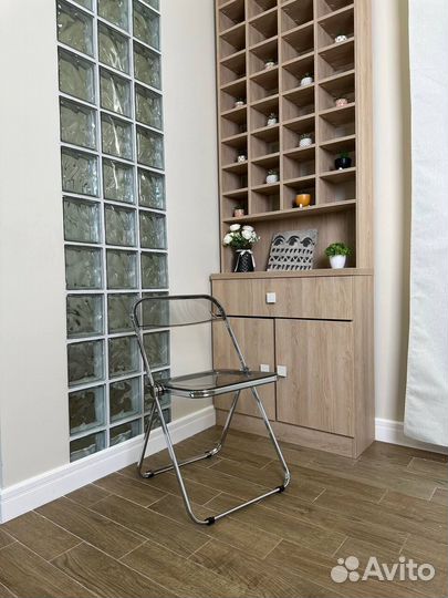 Складные скандинавско-японские стулья для лоджии