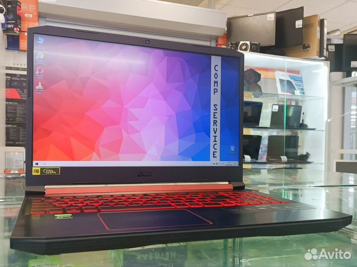 Ноутбук Acer Ryzen 7 16gb SSD GTX 1650 FHD 120hz