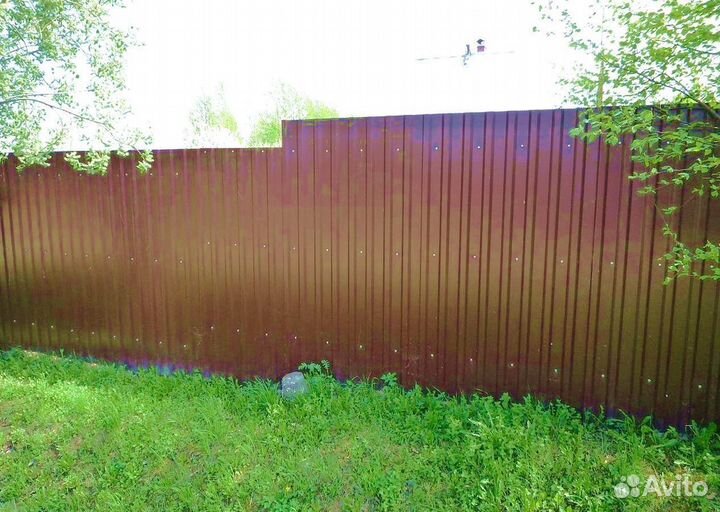 Забор из профнастила