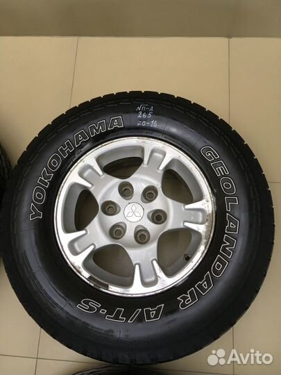 Диски с резиной R16 Mitsubishi Pajero 3