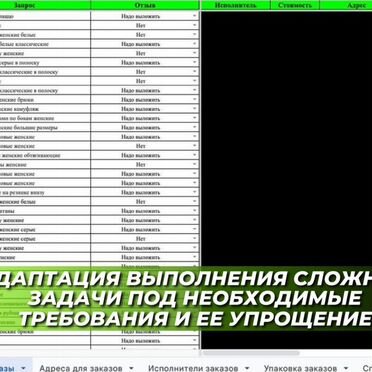Excel специалист / Разработка excel таблиц
