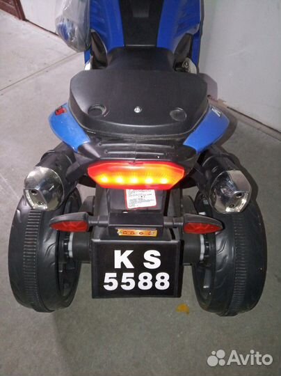 Детский мото (Kawasaki).аккум