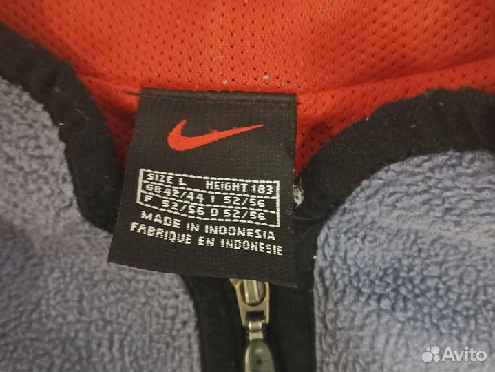 Флисовая кофта nike vintage