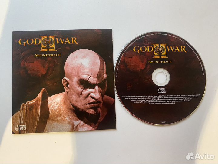 God of war OST 3 cd+art book+2 открытки