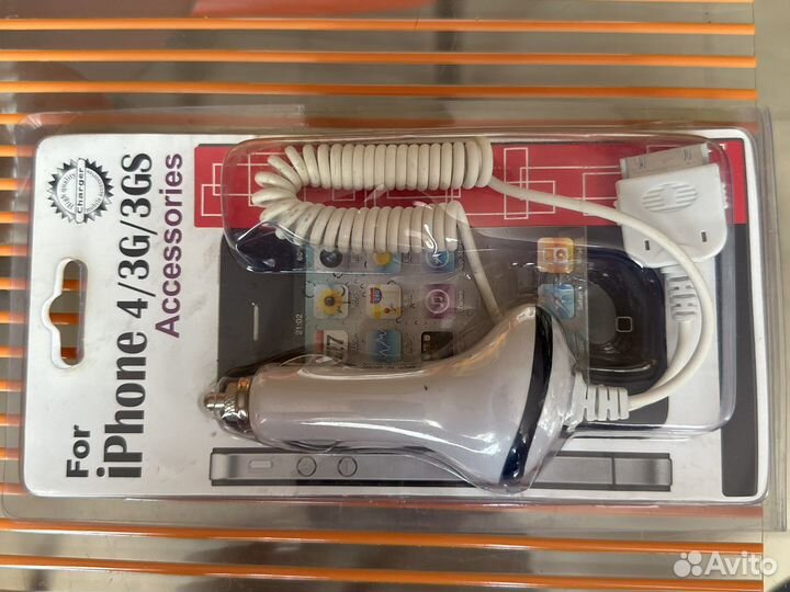 Зарядка от прикуривателя для iPhone 4/3G/3GS