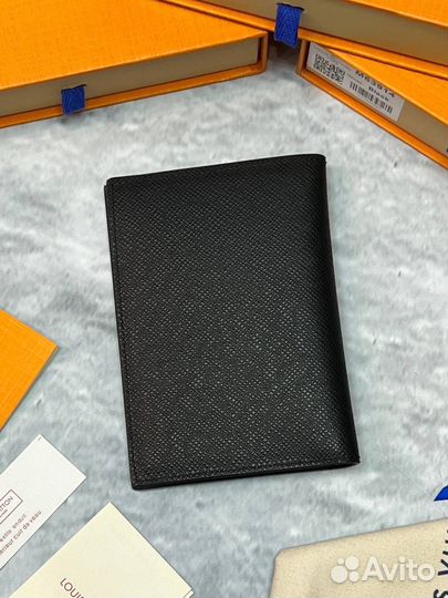 Обложка для паспорта louis vuitton натуральная