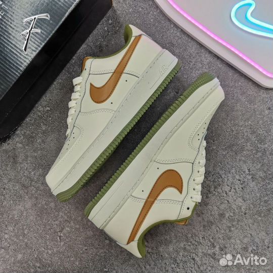 Кроссовки Nike Air Force 1 Low Green Brown