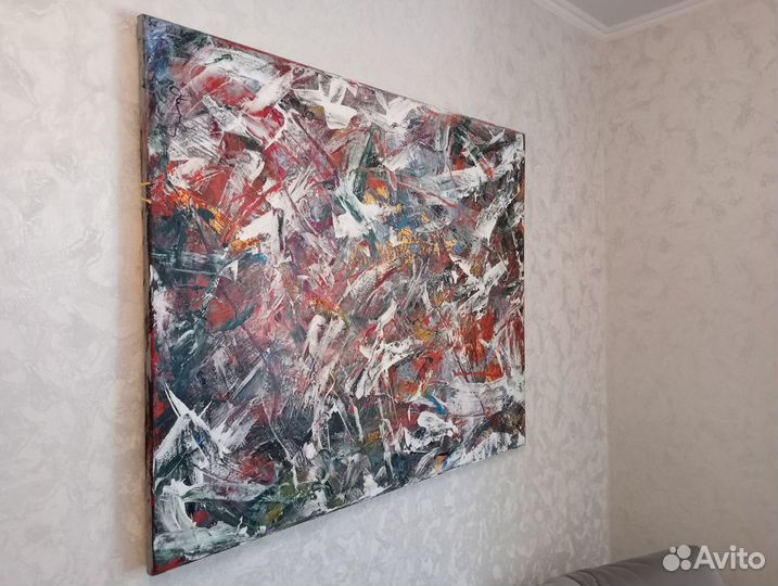 Большая интерьерная картина масло/холст 80*100см