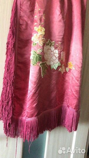 Скатерти плюш СССР и шёлк старый Китай