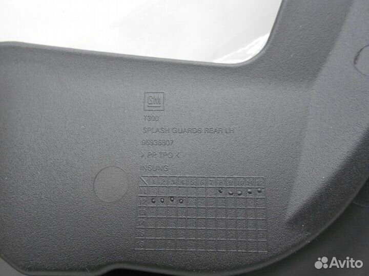 Chevrolet Aveo T300 (хетчбек) Брызговики Задние