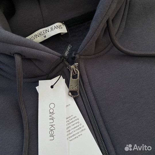 Calvin klein толстовка на молнии