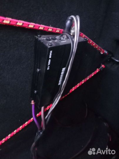 Сабвуфер и усилитель