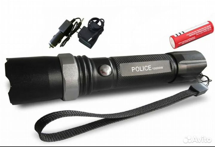 Фонарь ручной с фокусом swat
