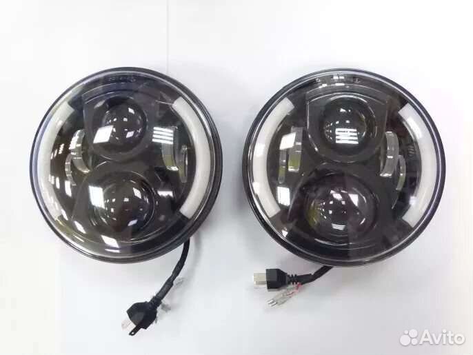 Светодиодные фары на Нива-Портер-Уаз Хантер 120W