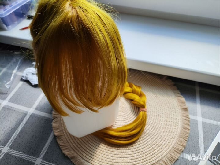 Парик блонд 80 см для аниме косплей