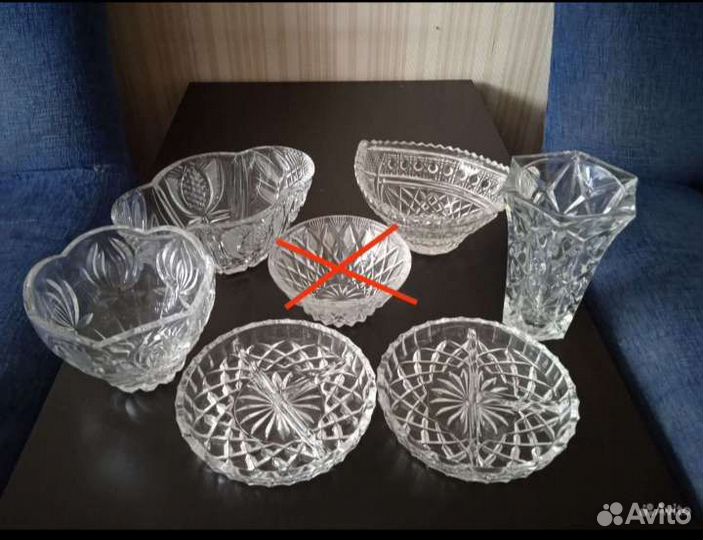 Конфетница, менажницы, салатники