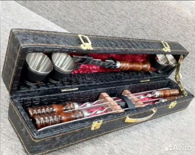 Подарочный набор шампуров мужчине