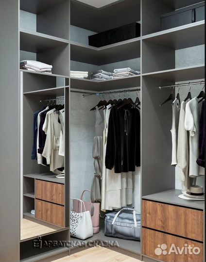 Гардеробная за 7 дней