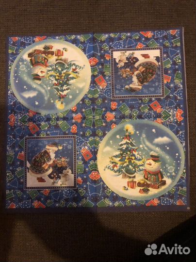Салфетки новогодние, для творчества
