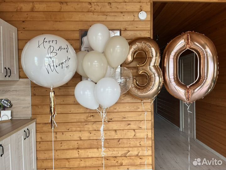 Воздушные шары и фото зоны