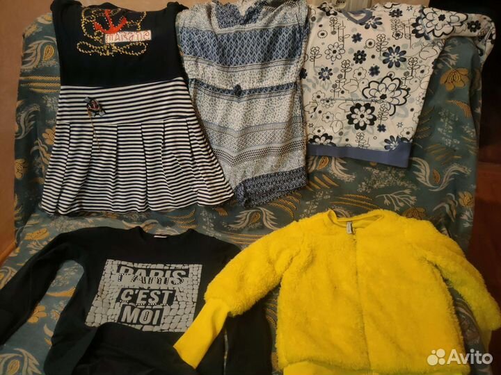 Пакет вещей на девочку рост 140 146