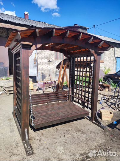 Качель пергола