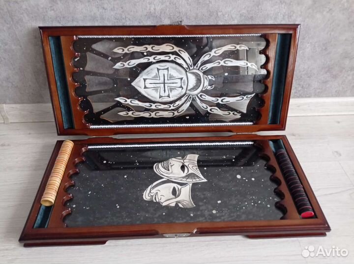 Нарды ручной работы новые