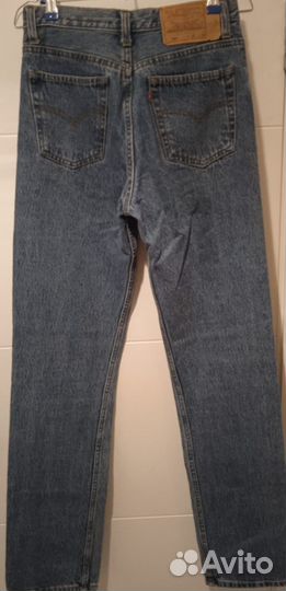 Женские джинсы Levis 501 W28L34 размер 42