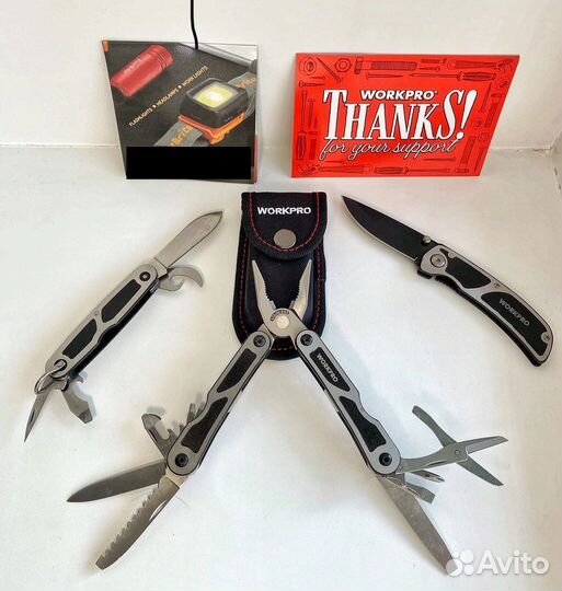 Набор инструментов Workpro мультитул