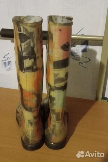 Сапоги резиновые женские 38 размер (24,7 см)