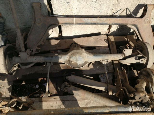 Задний мост на классику на дисках заварка